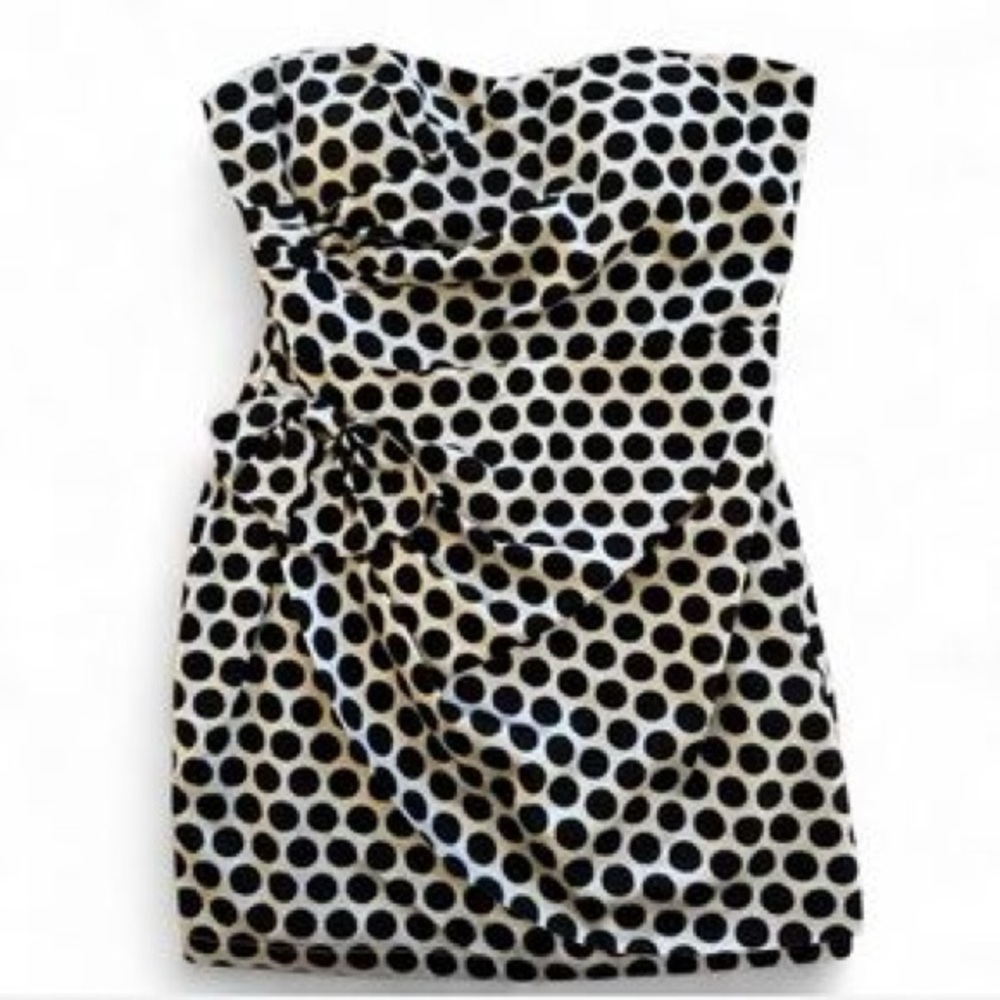Forever 21 Polka Dot Strapless Dress
